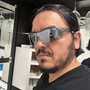 Sport Men Sunglasses Outdoor Silver Mirror Lens Beach Shades Fishing Golfing New